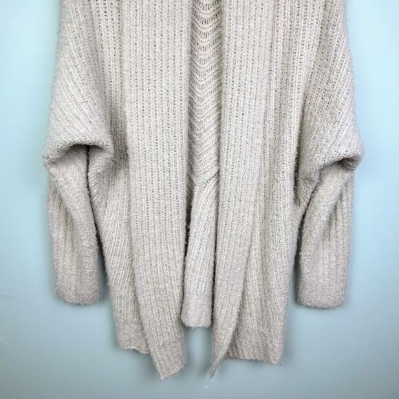 Sleeping on Snow Anthropologie Open Front Cardigan Sweater Merino Wool Alpaca M - Picture 5 of 15